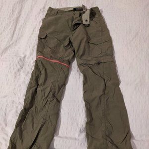 Army Green Girls' Hiking Pants